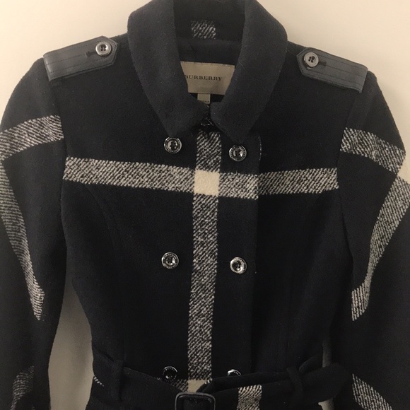 Burberry Wool Trench Coat - Picture 4 of 11